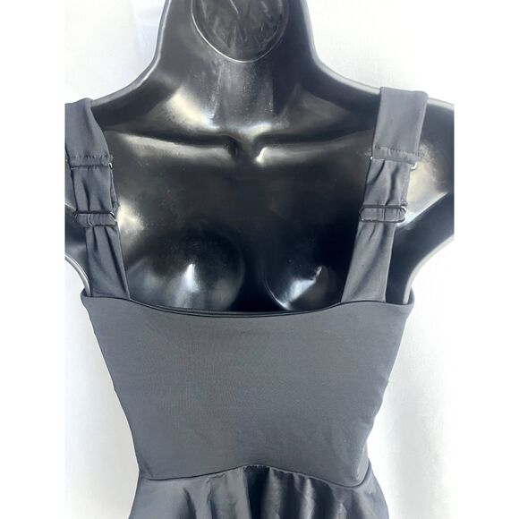 Kiava Black Tankini Swim Top Size S Babydoll Ruffle Girly Classic Cute Classy - Picture 6 of 10